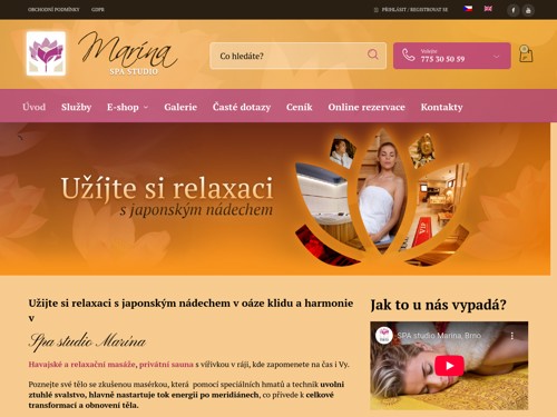 Homepage Screenshot
