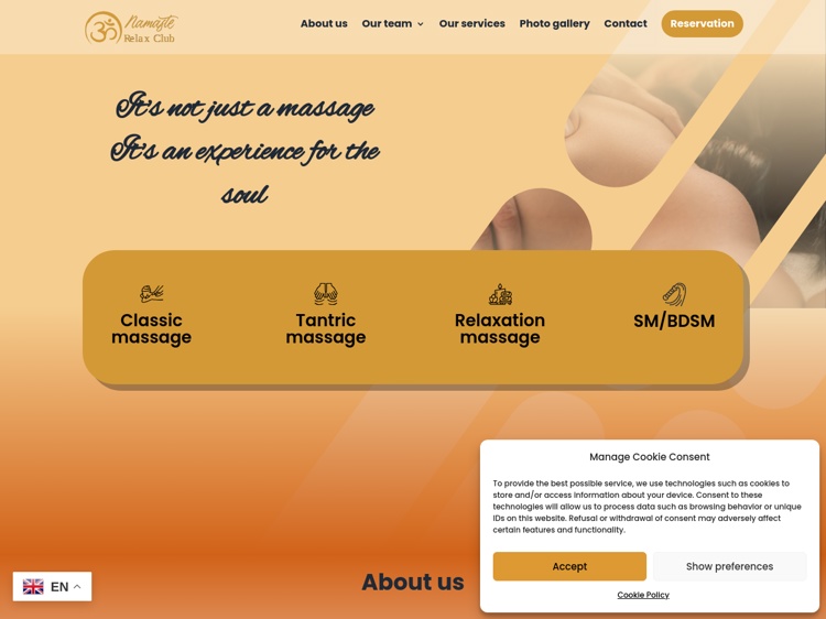 Homepage Screenshot
